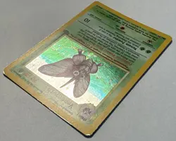 Venomoth Jungle Holo Pokemon 1999 TCG Vintage Rare Card # 13/64 Moderate Play - Image 4