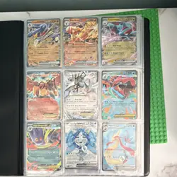 Pokemon TCG Binder Lot - Pikachu, Charizard, Holo & Regular Mixed Cards - Image 1