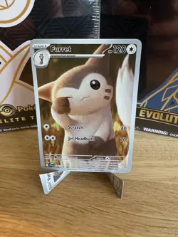 Furret Journey Together Pokemon Illustration Card 168/159 - Image 1