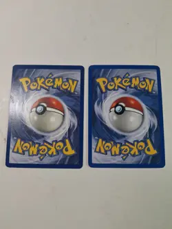 1995 Pikachu Gnaw Pokemon Card 58/102 40 HP Rare 2 Cards in Lot - Image 4