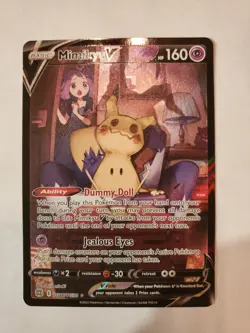Mimikyu v TG16/TG30 Sword & Shield Brilliant Stars Trainer Gallery Card NM/M - Image 1