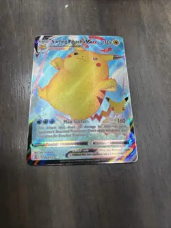 Surfing Pikachu VMAX 009/025 Ultra Rare Pokemon Celebrations 25th Anniversary - Image 1