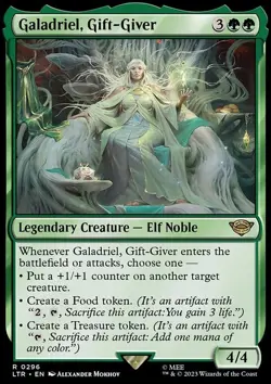 Galadriel, Gift-Giver - Non-Foil - ltr - 296 | MTG Card - Image 3