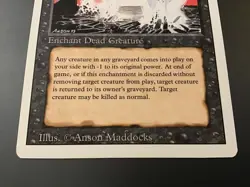 MTG Revised (3rd Edition) Animate Dead LP - Image 3