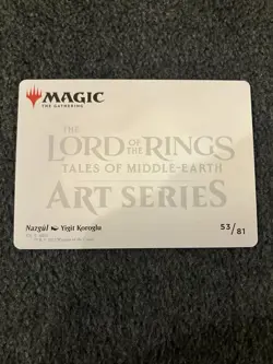 Magic The Gathering MTG - Nazgul Art Card Art Series - UB LTR - Image 2