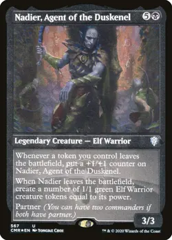 Nadier, Agent of the Duskenel - Foil Etched, Commander Legends NM X1 - MTG Magic - Image 1