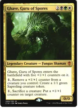 GHAVE, GURU OF SPORES 200 MYTHIC COMMANDER 2016 MAGIC: THE GATHERING LP - Image 1