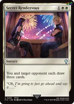 Secret Rendezvous (0253) (Surge Foil) 253 Commander: FINAL FANTASY NM EN - Image 1