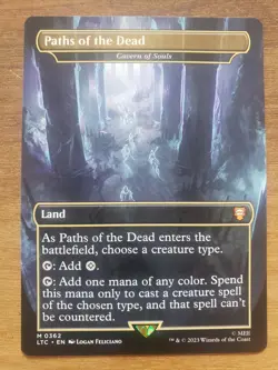 Paths of the Dead - Cavern of Souls - Lord of The Rings Universes NM x1 - Image 1