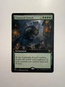 Unnatural Growth (Extended Art) 365 MTG Innistrad: Midnight Hunt - Image 1