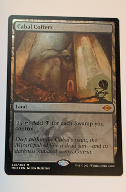 {1x} ~ Cabal Coffers ~ *FOIL ETCHED* NM MTG EDH Modern Horizons 2 *Startropic* - Image 1