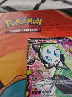 Pokemon TCG Meloetta EX Full Art Holo Card RC25/RC25 Legendary Treasures - Image 2