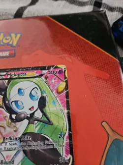 Pokemon TCG Meloetta EX Full Art Holo Card RC25/RC25 Legendary Treasures - Image 3