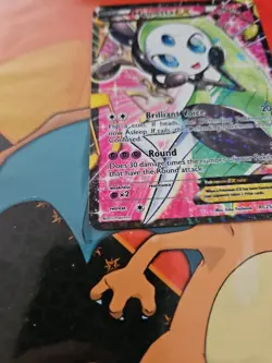 Pokemon TCG Meloetta EX Full Art Holo Card RC25/RC25 Legendary Treasures - Image 5