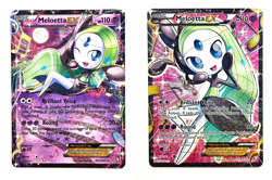 Pokemon TCG: Meloetta EX RC11 + Meloetta EX RC25 Legendary Treasures LP Combo - Image 1