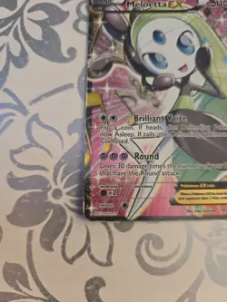 Pokemon TCG Meloetta EX Full Art Holo Card RC25/RC25 Legendary Treasures - Image 2