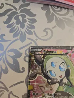 Pokemon TCG Meloetta EX Full Art Holo Card RC25/RC25 Legendary Treasures - Image 5