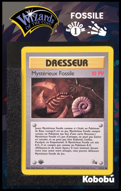 Carte Pokemon Mysterieux Fossile 62/62 Edition 1 Ed 1 Fossile Wizards 5 - Image 1
