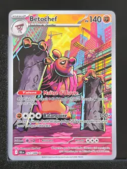 Carte Pokemon Betochef 127/086 EV10.5 Foudre Noire BLK - Image 1