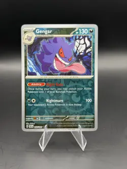 Gengar 57/91 Paldean Fates Reverse Holo NM Pokemon TCG - Image 1