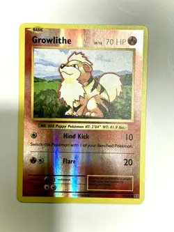 Growlithe 17/108 Common Evolutions Pokemon Reverse Holo Near Mint - Image 1