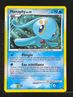 Carte Pokemon Manaphy 2/17 Holo POP 9 Diamant & Perle Platine - Image 1