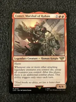 Magic The Gathering MTG - Eomer, Marshal of Rohan - UB LTR - Image 1