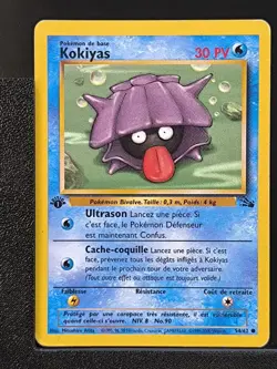 Carte Pokemon Kokiyas 54/62 Edition 1 Ed 1 Fossile Wizards 3 - Image 2