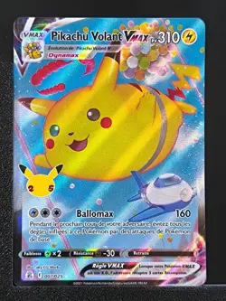 Carte Pokemon Pikachu Volant VMAX 007/025 EB7.5 Celebrations 25ans Epee Bouclier - Image 1
