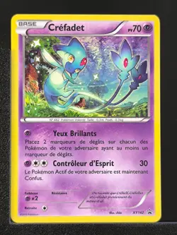 Carte Pokemon Crefadet XY142 Promo Holo Black Star XY FR - Image 1