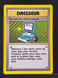 Carte Pokemon Recherche Informatique 71/102 Unlimited Ed 2 Set De Base Wizards 3 - Image 1