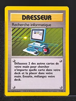 Carte Pokemon Recherche Informatique 71/102 Unlimited Ed 2 Set De Base Wizards - Image 1