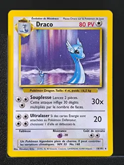 Carte Pokemon Draco 18/102 Unlimited Ed 2 Set De Base Wizards FR - Image 1