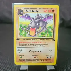 1999 Pokemon Fossil - 1st Edition - Aerodactyl 16/62 - Ungraded - Image 1