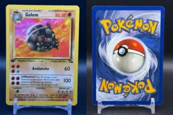 Golem 36/62 Uncommon 1st edition Fossil Pokemon LP - Image 3