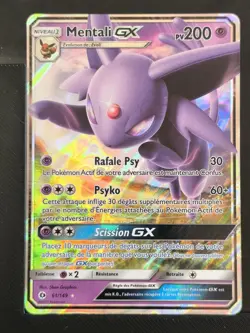 Carte Pokemon Mentali GX 61/149 SL1 Soleil & Lune Base FR SL01 - Image 2
