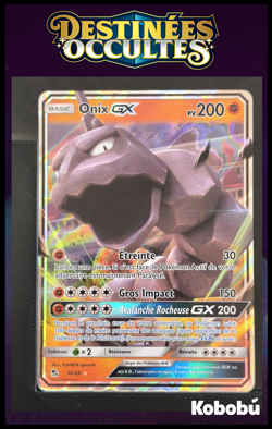 Carte Pokemon Onix 36/68 SL11.5 Destinees Occultes Soleil & Lune FR - Image 1