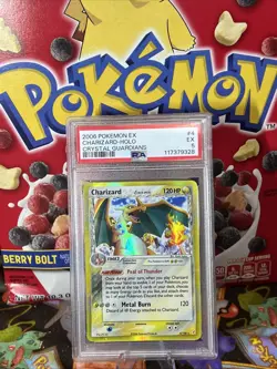 2006 #4 CHARIZARD HOLO POKEMON EX CRYSTAL GUARDIANS PSA 5 LOW POP 🔥 🏆 - Image 1