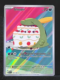 Carte Pokemon Gloupti 154/142 EV7 Couronne Stellaire SCR - Image 1