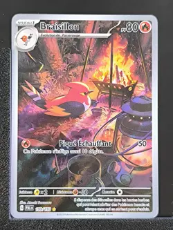 Carte Pokemon Braisillon 199/193 EV2 Evolutions de Paldea PAL FR - Image 1