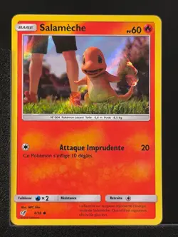 Carte Pokemon Salameche 4/18 Holo Detective Pikachu Soleil et Lune FR - Image 1