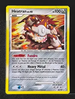 Carte Pokemon Heatran 30/146 Holo Eveil Des Legendes Diamant et Perle DP - Image 1