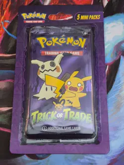 Pokemon - Trick Or Trade - Blister Pack - 5 Packs - Factory Sealed - Brand New! - Image 1