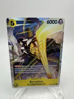 Bandai One Piece CCG Borsalino EB04-058 Egghead SR Foil Alt Art 6000 English - Image 1