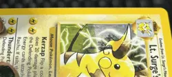 Lt. Surge's Raichu | 11/132 | Gym Challenge Holo Card Pokemon TCG - Image 3