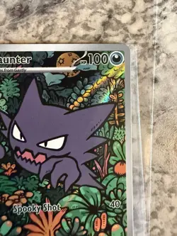 Haunter 027 Black Star Promo Illustration Rare Pokemon Mega Battle Deck Card NM - Image 3