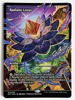 MTG English Radiant Lotus (Showcase) NM Foil Aetherdrift - Image 1