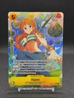 One Piece Card Game Nami SR Alt Art EB03-053 English NM Heroines Edition - Image 1