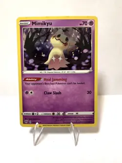 Mimikyu 81/189 Rare Holo Promo Pokemon Card Darkness Ablaze - LP - Image 1