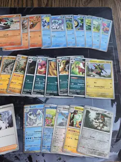 Sv: Black Bolt 50-Card Bulk Lot + 5 Holos Pokemon English No Duplicates! - Image 2